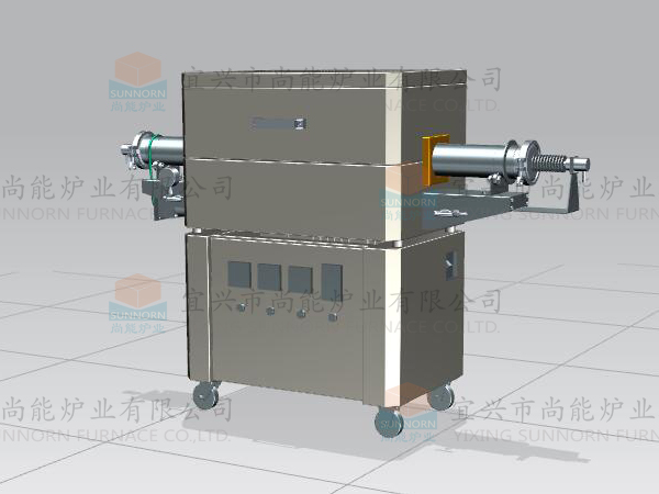 1400℃真空氣氛旋轉管式爐 1400℃真空氣氛旋轉管式爐